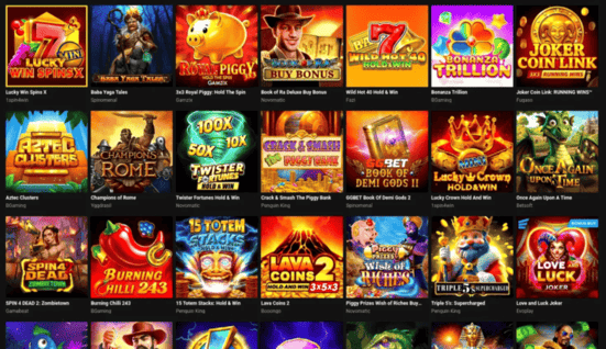 Catalogo slot FiveBet